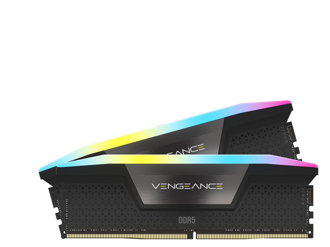 CORSAIR Vengeance RGB 64GB (2 x 32GB) 288-Pin PC RAM DDR5 5600 (PC5 44800) Desktop Memory Model CMH64GX5M2B5600Z36K