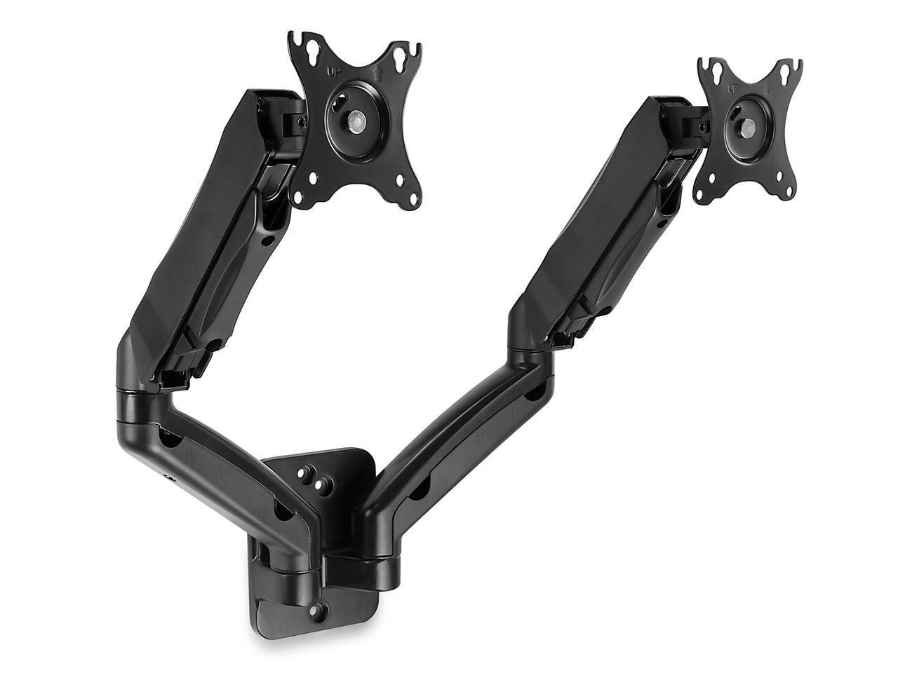 Mount-It! VESA Dual Monitor Wall Mount Arms | Fits 19-27 Inch Computer Screens