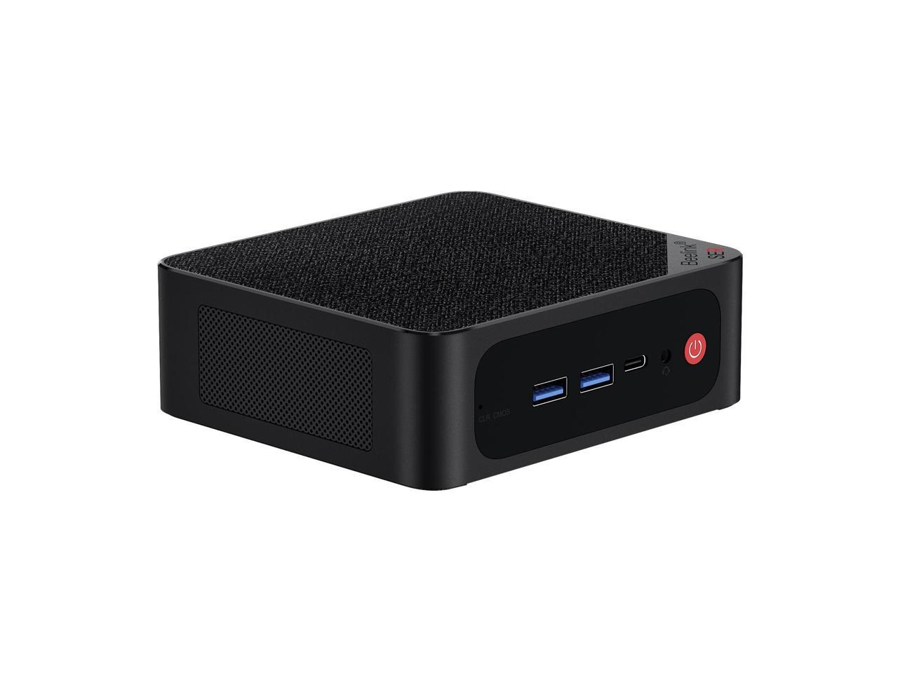 Beelink SER5 MAX 5800H Mini PC,AMD Ryzen 7,32GB DDR4 RAM 1TB NVMe M.2 SSD,Triple 4K 60Hz Display,1000Mbps Ethernet